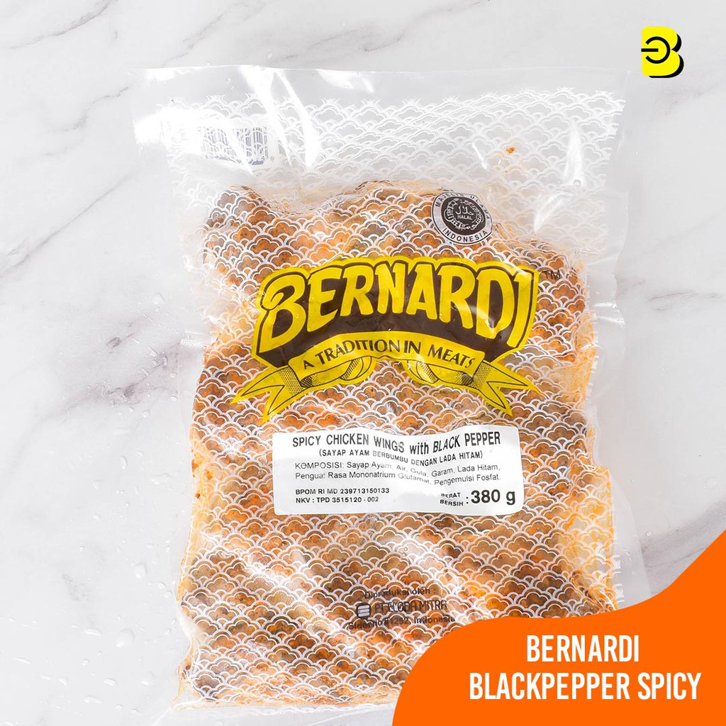 

BERNARDI SPICY CHICKEN WINGS BLACKPEPPER BELIDIKITA | SPICY WINGS BERNARDI BANDUNG | SAYAP AYAM BND