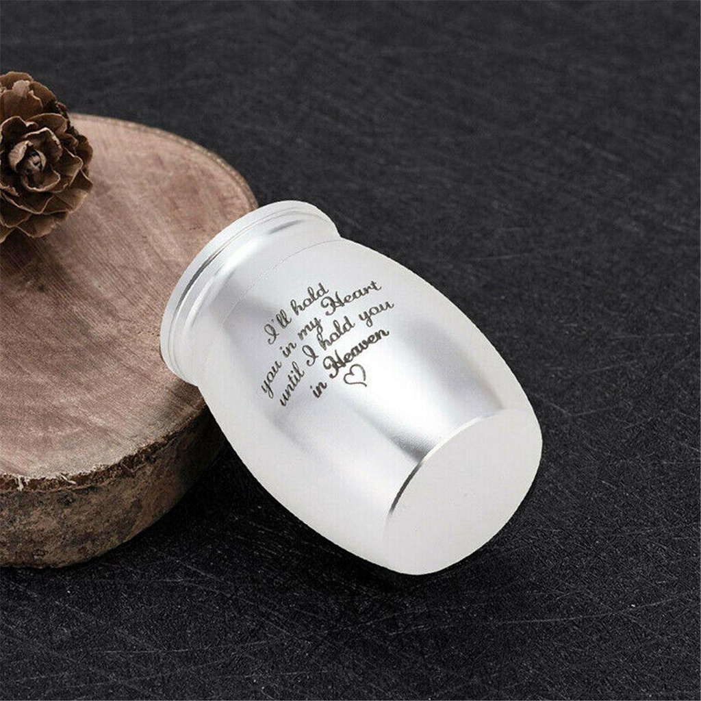 Top Pet Cremation Guci Memorial Kenang Kenangan Aluminium Alloy Cremation Guci Jar