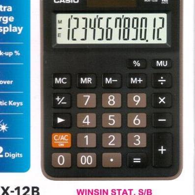 

Kekinian - Kalkulator Casio Mz-12s 12 ANGKA
