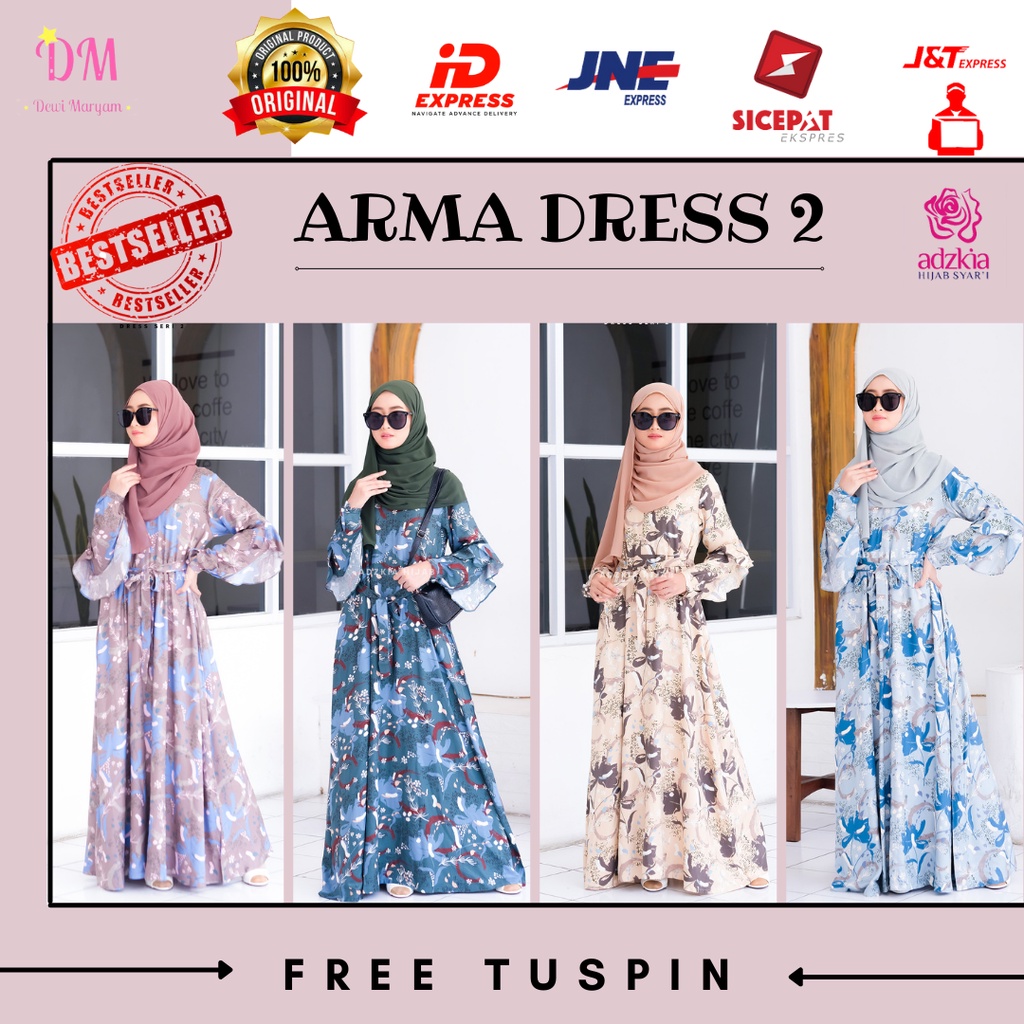 Arma Dress Seri 2 by Adzkia Hijab