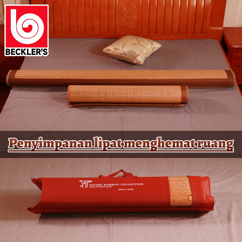 Tikar Lipat Bambu Tatami 2 Ukuran FREE BAG/ Tikar Bambu TATAMI Highquaality 5 Motif