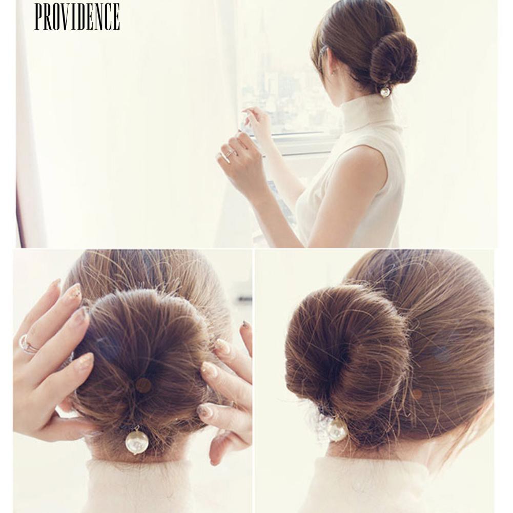 [Bayar Di Tempat]Magic Sponge Hair Clip Foam Donut Hair Styling Bun Curler Tool Maker Ring Twist