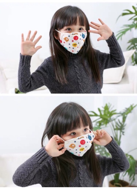 Masker Anak PM 2.5 Bahan katun