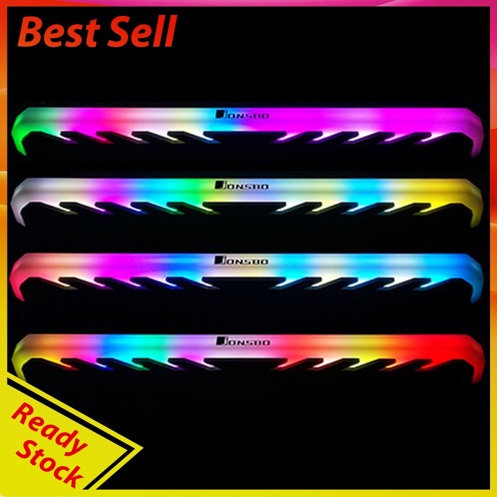 RGB RAM Heatsink DDR DDR3 DDR4 Memory Heat Spreader Cooler for Desktop PC