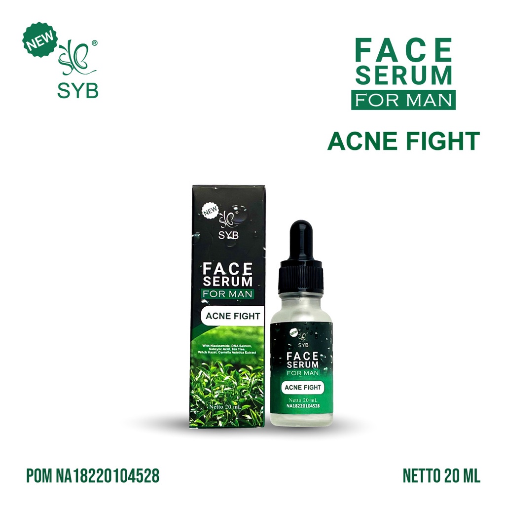 READY! NEW SYB FACE SERUM FOR MAN BPOM - SYB SERUM MEN / SYB SERUM MEN ACNE - SERUM WAJAH PRIA