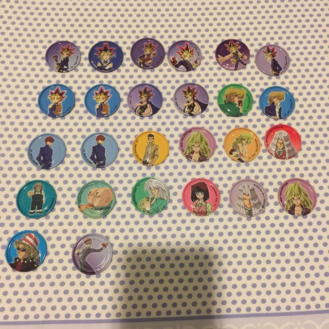 Tazos Yu-Gi-Oh 1 Set Lengkap