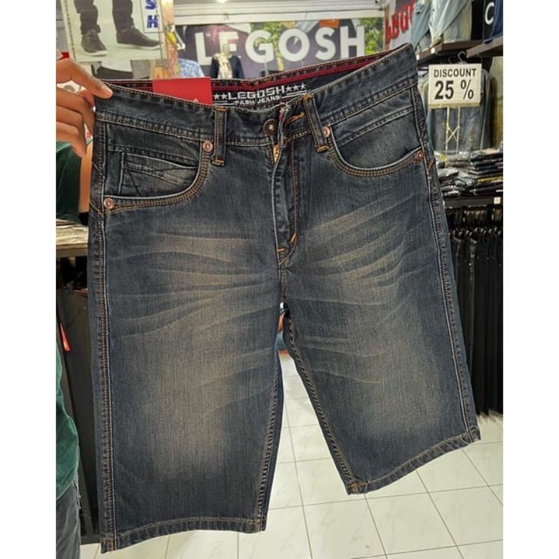 Celana Jeans Pendek Original LEGOSH JEANS Celana Pendek Original Pria Full Fashion