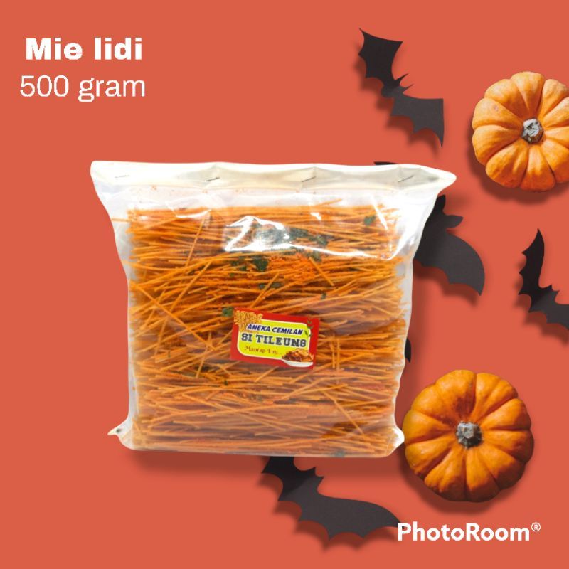 Mie lidi 500 gram mie lidi kemasan 1/2 gram