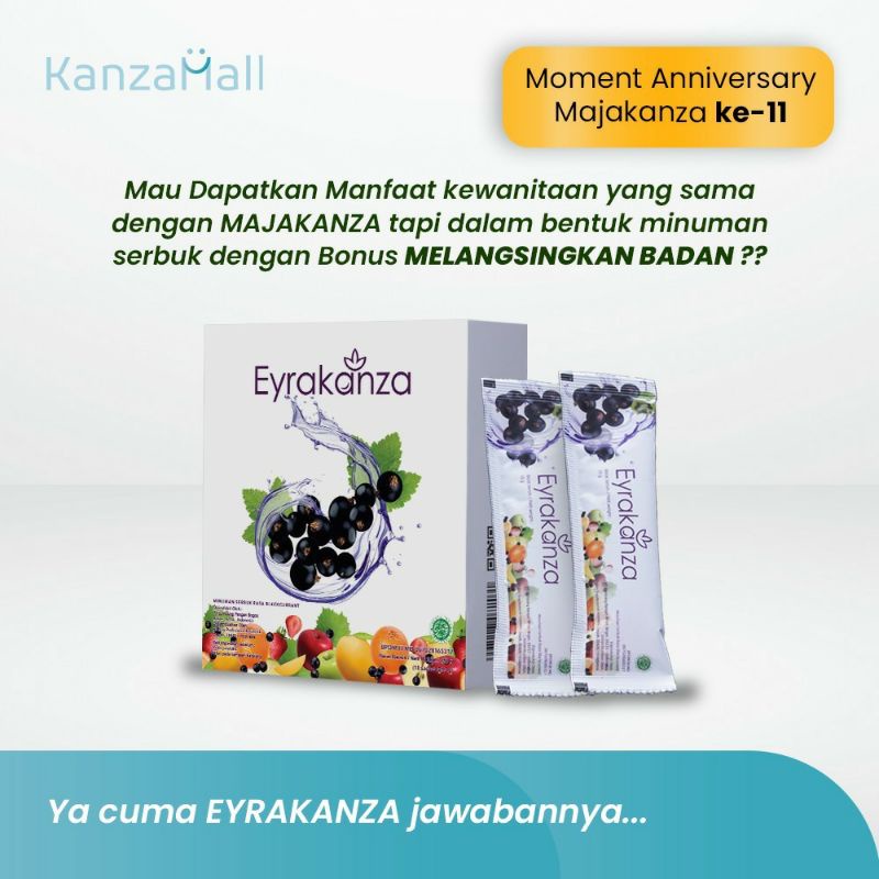 

EYRAKANZA / MINUMAN FIBER PELANGSING DAN MERAWAT KEWANITAAN