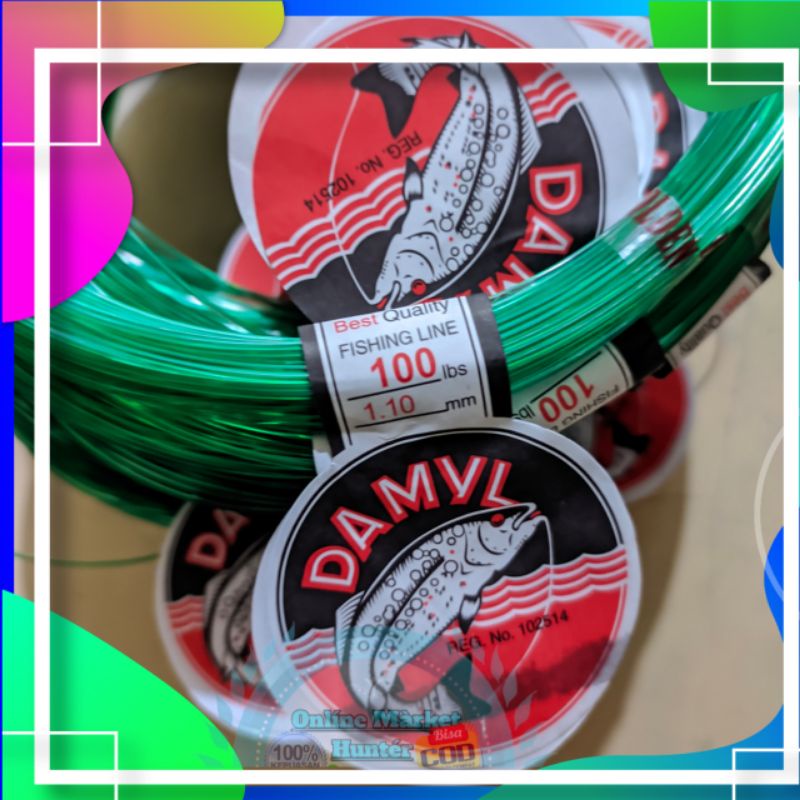 Senar Damyl Hijau 100Lbs Eceran