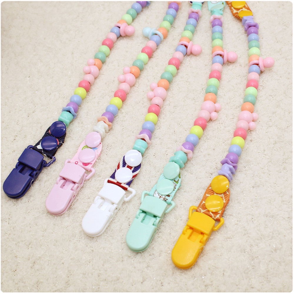 Ivorybaby Pacifier clip dot bayi/Rantai Empeng bayi/Tali empeng BPA free