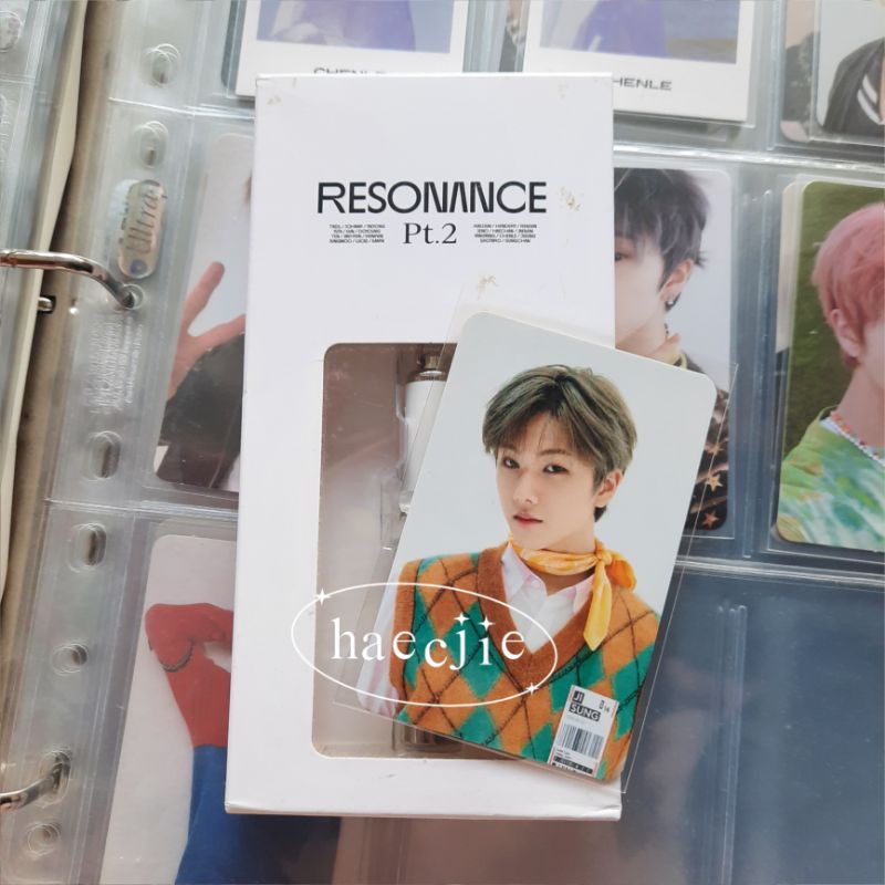 [FULLSET] Official Photocard NCT 2020 Jisung Prokey Resonance pt.2 departure projection keyring lase