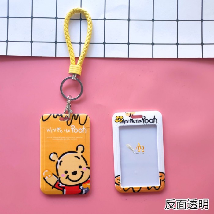 

Spesial Tempat Kartu Unik / Card Holder Motif Stitch & Winnie The Pooh Imut Berkualitas
