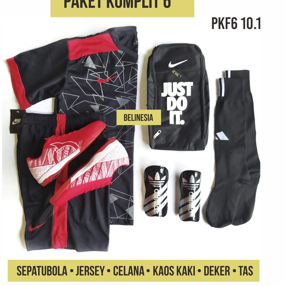 Paling Dicari.. SEPATU FUTSAL PAKET KOMPLIT 5 MACAM SATU SET BONUS BAJU DRYFIT GRADE