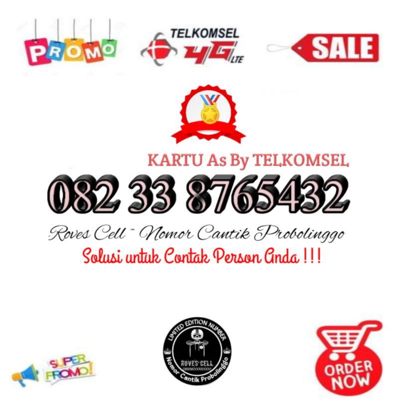 NOMOR CANTIK TELKOMSEL SERI URUT 1098765 8765432