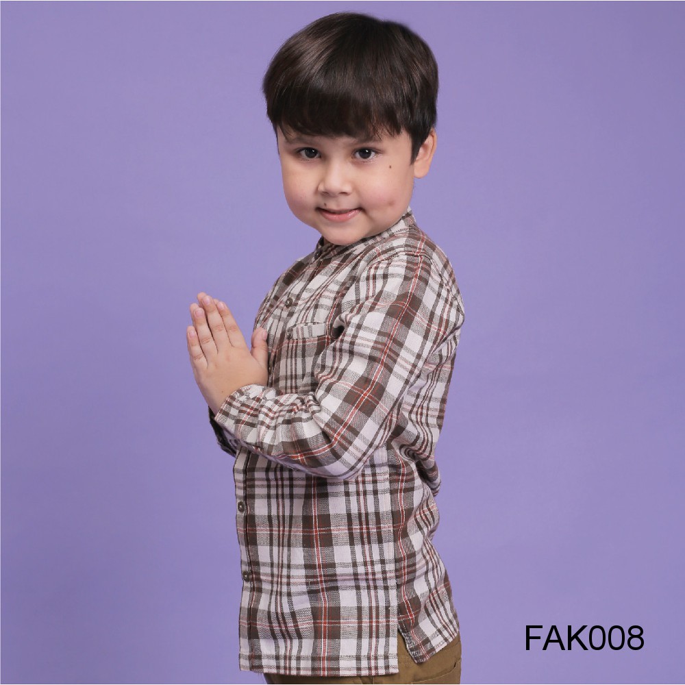 Size M - Baju Koko Anak Afrakids - Baju Muslim Anak Laki-Laki