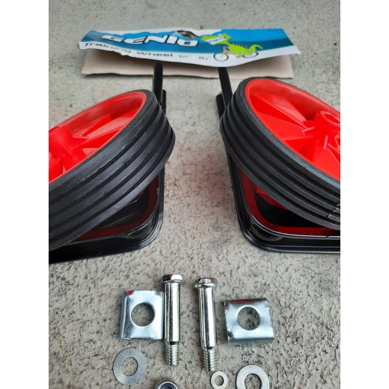 TERMURAH!!! Set Roda Samping Sepeda Anak Ukuran 12-16&quot; / GENIO / Realpict