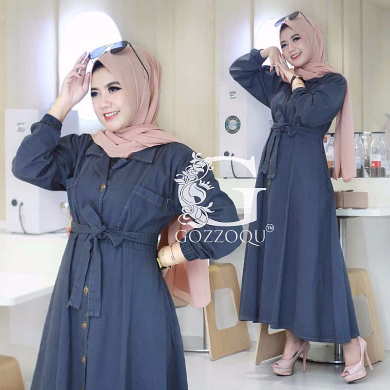 NUNSIN LONG TUNIK BY GOZZO (PO 22 DESEMBER
