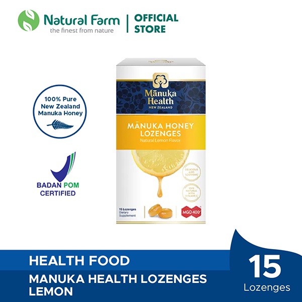 

Manuka Health MGO 400+ With Lemon Lozenges