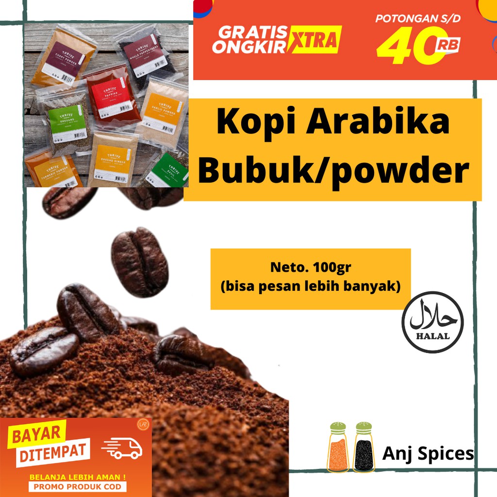 

ANJ Kopi Arabika Bubuk 100% original