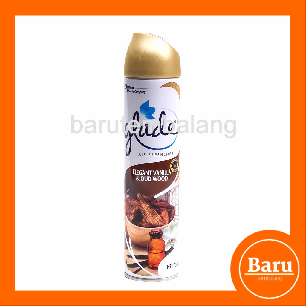PENGHARUM RUANGAN GLADE ELEGANT VANILLA & OUD WOOD 250ml | PENGHARUM RUANGAN | AIR FRESHNESS STELLA