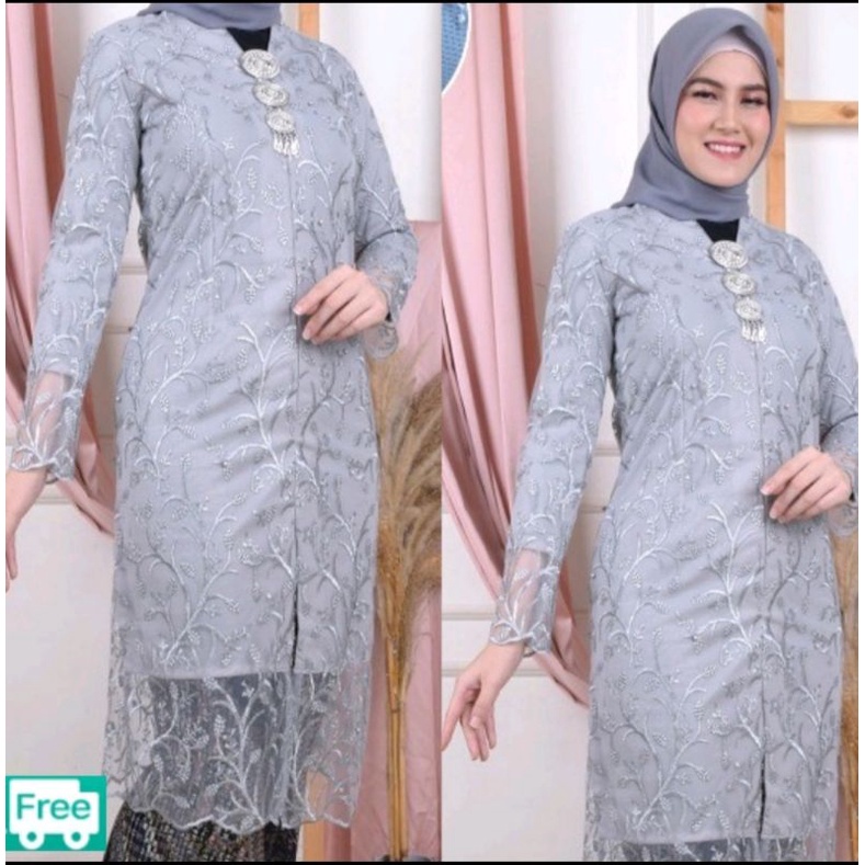 Kebaya Modern Tunik kebaya busui Tule Favorite/Ramika