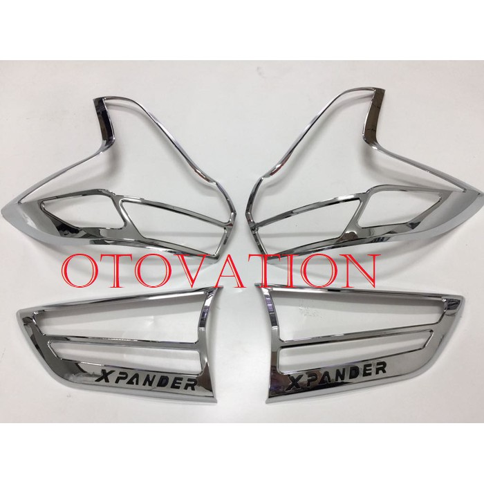 Garnish Garnis List Lis Lampu Belakang Xpander Chrome Logo Xpander