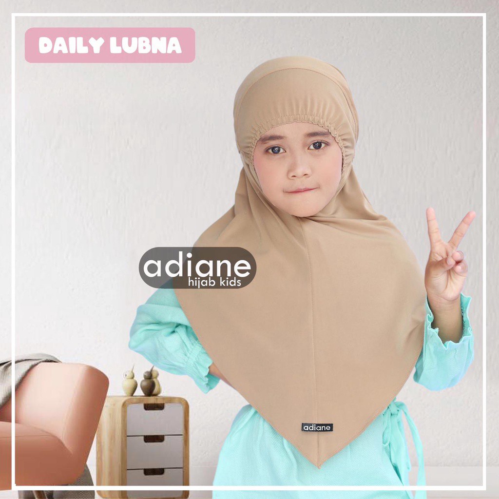 Jilbab Anak Daily Lubna Ori Adiane Hijab Kids by QOID