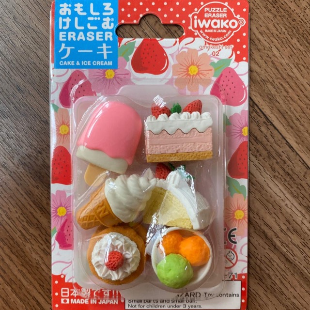 

Penghapus Iwako Eraser Omokeshi Set No. 2