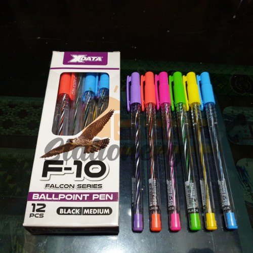 Pulpen - Semi Gelpen Falcon F-10 - Ballpoint (1 Lusin)