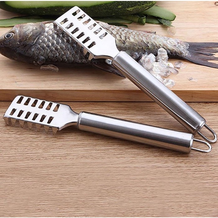 Pisau Sisik Ikan Fish Scale Remover Serutan Pisau Parutan Peeler