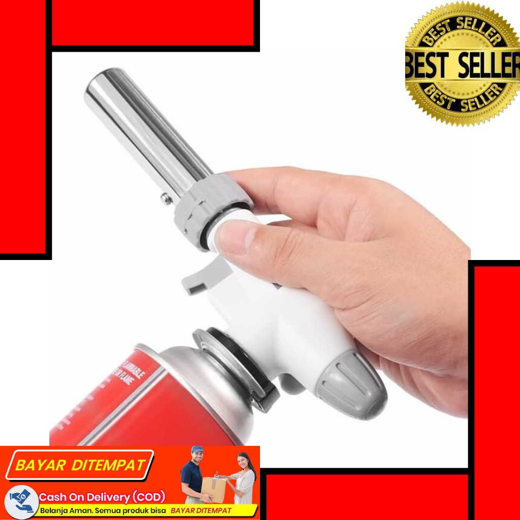 KEPALA KOREK BARBEQUE PEMBAKAR MAKANAN PORTABLE GAS TORCH FLAME GUN LAS BUTANE BLOW TORCH API JET