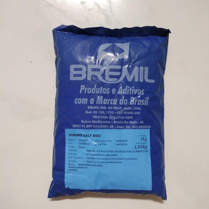 Curing Salt 1kg dengan sertifikat COA garam ham bacon daging pink