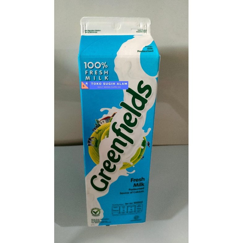 

SUSU GREENFIELDS SUSU FRESH MILK 1L NEW PACK !!! EXP TERBARU & FRESH