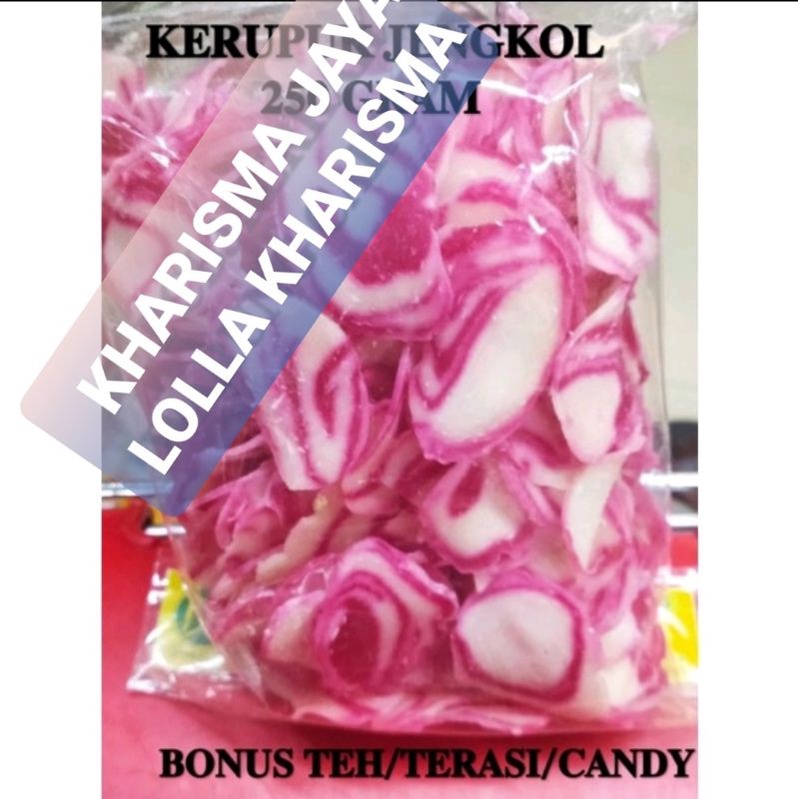 

KERUPUK JENGKOL MENTAH OLEH OLEH KHAS CIREBON 250 GRAM GRATIS TEH/TERASI/CANDY