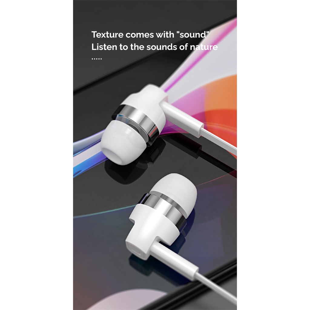 Langsdom Earphone MJ61 In-Ear Headset Stereo 3.5mm Hifi Handset Kabel