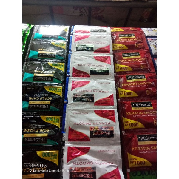 Shampo dan Conditioner Treseme sachet (12x10ml)
