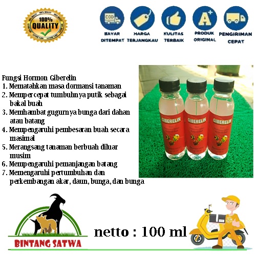 Giberelin / Hormon Tanaman Ukuran 100 ml