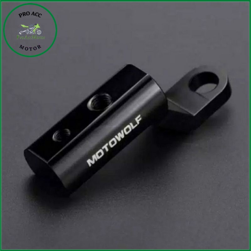 motowolf breket holder handphone / breket lampu tembak di spion NMAX AEROX XMAX PCX ADV VARIO DLL (COD)