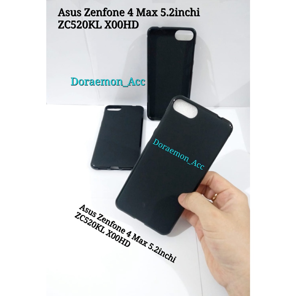 Soft Case Silicon Black / Clear Asus Zenfone 4 Max 5.2inchi ZC520KL X00HD