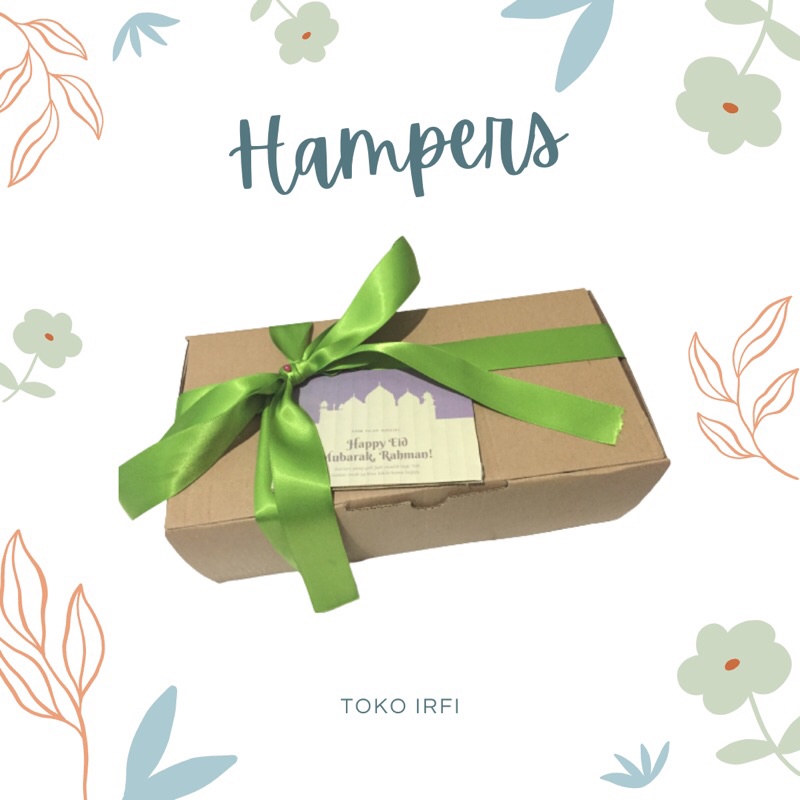 

Packaging Hampers Lebaran + kartu ucapan