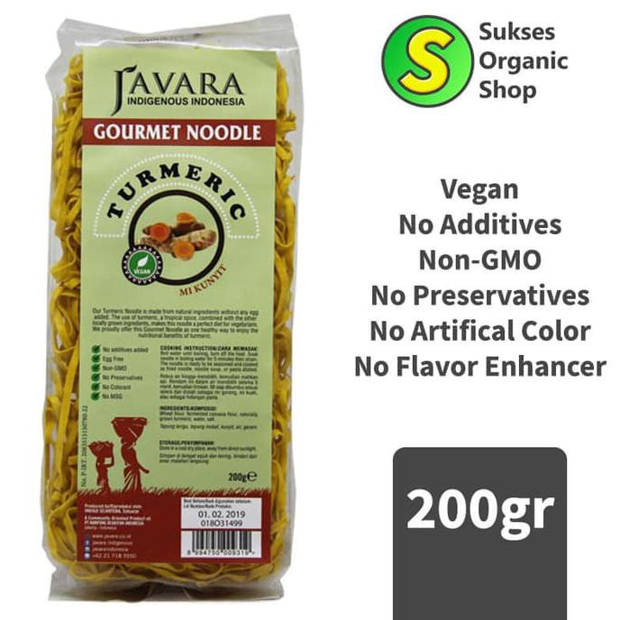 

Terlaris# Mi Kunyit/Gourmet Noodle Turmeric | Javara | 200Gr