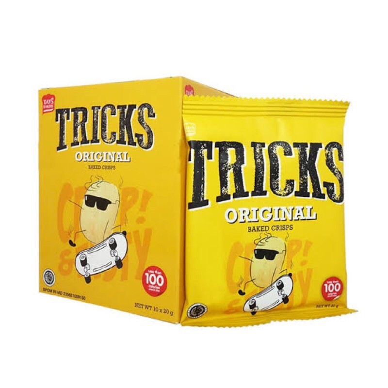 

Tricks Crisps 10 x 24 (original ) Potato Baked Crisps