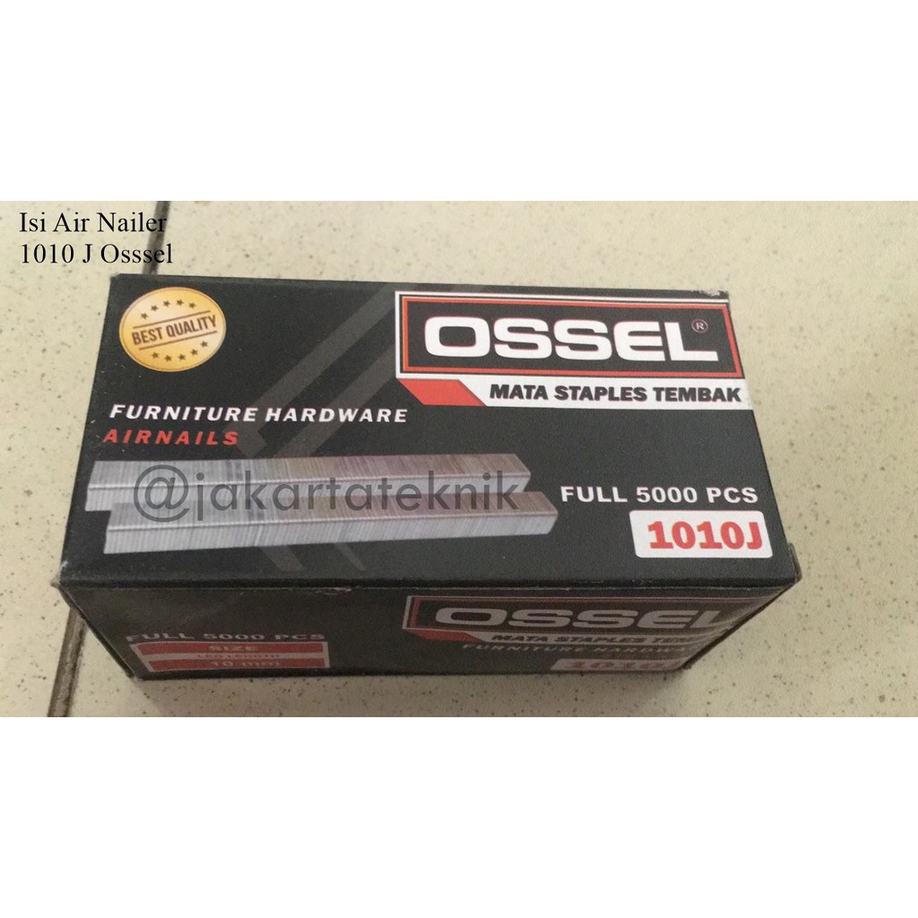 

Isi Air Nailer Isi Staples Tembak 1010 Ossel / ISI AIR NAILER 1010J Ossel