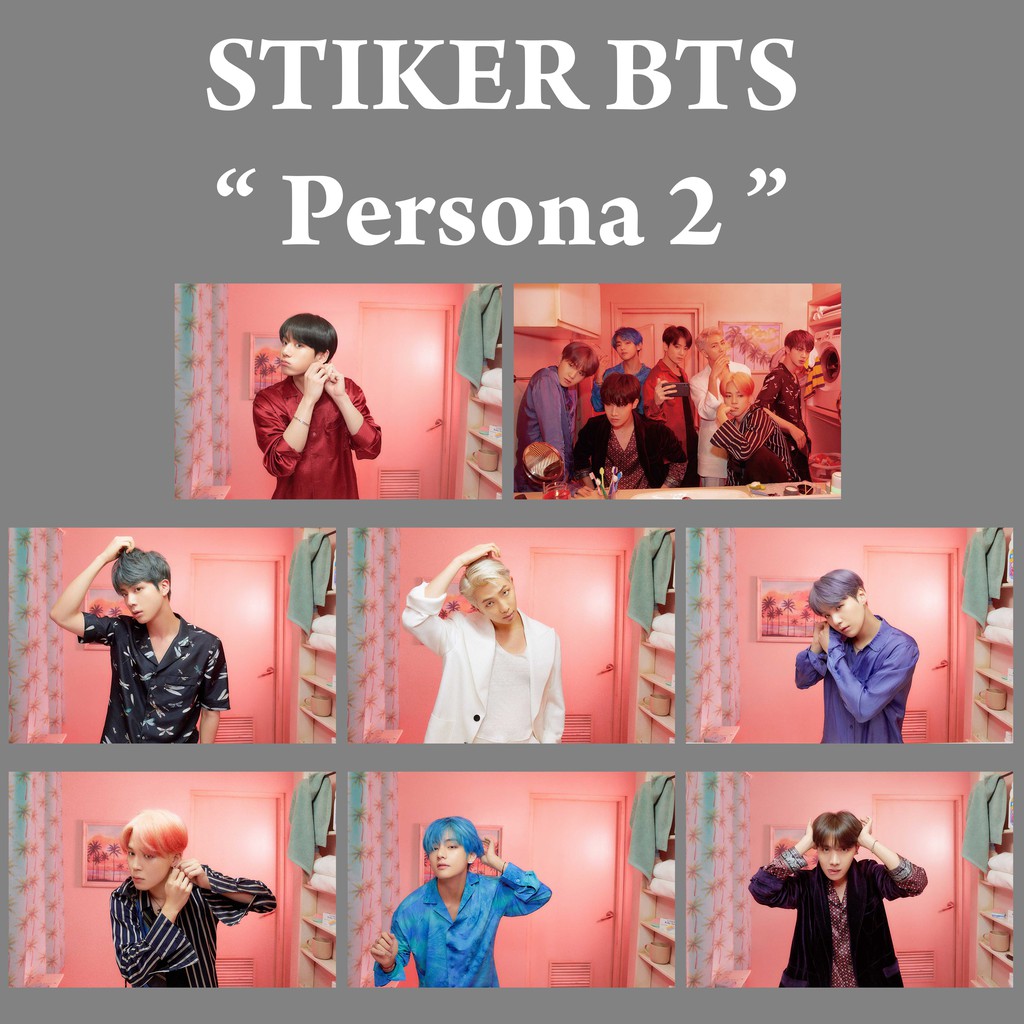  READY STOCK Stiker  BTS  Persona Kpop Murah  Shopee Indonesia