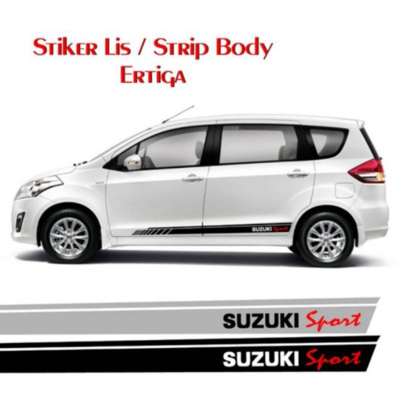 Stiker list/strip body mobil ertiga stiker list mobil ertiga avanza sigra calya