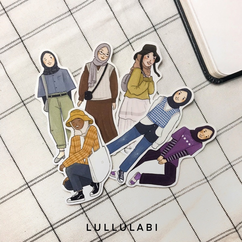 

Hijab Gals Stickers Pack