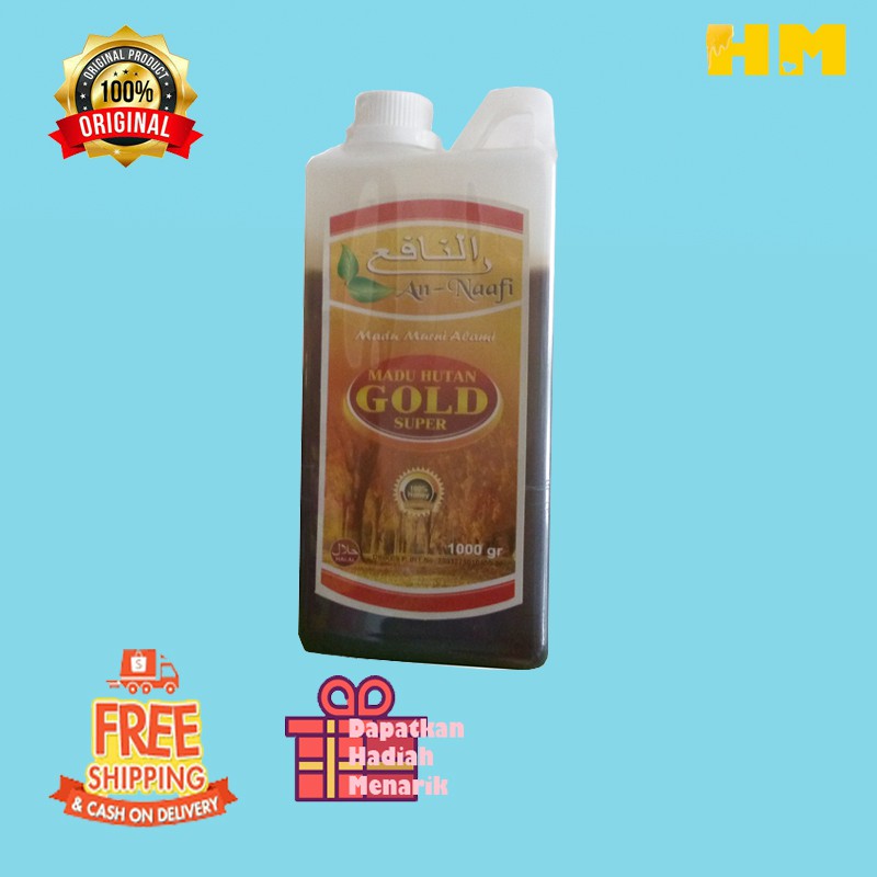 

Madu Hutan Gold Annafi Asli 1kg / Madu Murni Madu asli 100% ORIGINAL Vitamin Anak