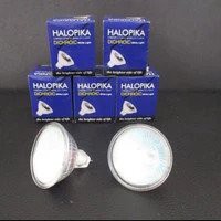 Halopika Lampu Halogen MR16 ~50w Kuning 220v Tusuk/Lampu Sorot Tusuk