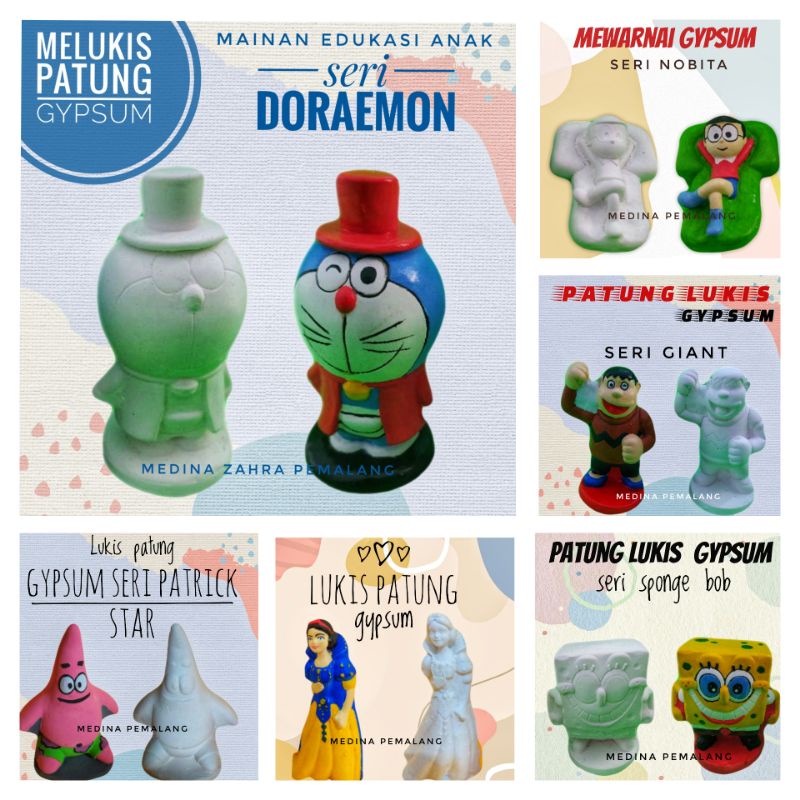 Patung gypsum karakter patung gipsum karakter patung gipsum souvenir patung gipsum premium patung gi